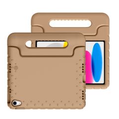 imoshion Kidsproof Backcover met handvat Apple iPad 11 (2025) 11 inch A16 / iPad 10 (2022) 10.9 inch - Bruin