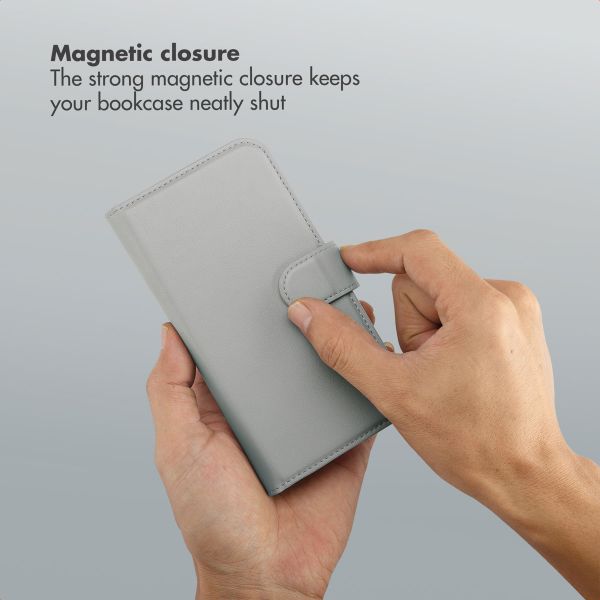 Selencia Olyn Detachable Bookcase with MagSafe Apple iPhone 16 - Grey