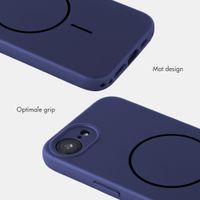 Accezz Grip Backcover met MagSafe Apple iPhone 17e / 16e - Donkerblauw