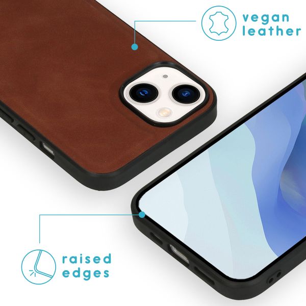 imoshion Uitneembare 2-in-1 Luxe Bookcase Apple iPhone 14 - Bruin