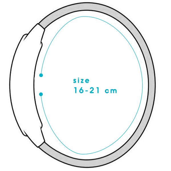 imoshion Nylon bandje Samsung Galaxy Watch 4 / 5 / 6 / 7 / FE (20 mm) - Blauw