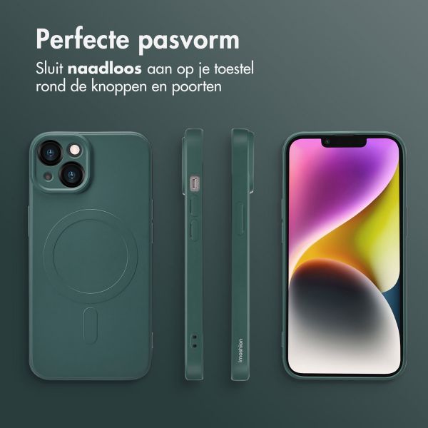 imoshion Color Backcover met MagSafe Apple iPhone 14 - Donkergroen
