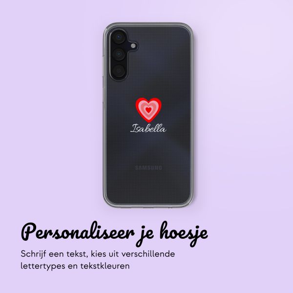 Hoesje met eigen foto en/of tekst Samsung Galaxy A15 (5G/4G) - Hartje