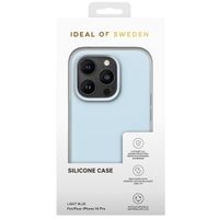 iDeal of Sweden Silicone Case iPhone 14 Pro - Light Blue