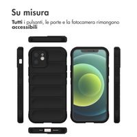 imoshion EasyGrip Backcover Apple iPhone 12 - Zwart