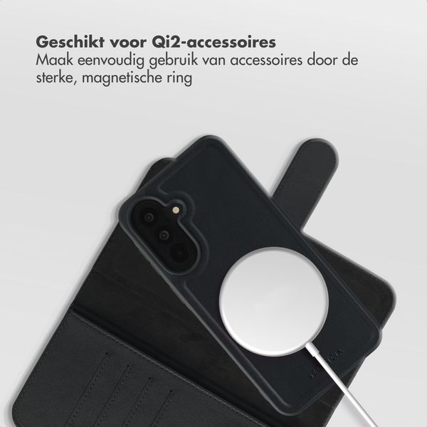 Selencia Olyn Uitneembare Bookcase met MagSafe Samsung Galaxy A37 (5G) - Zwart