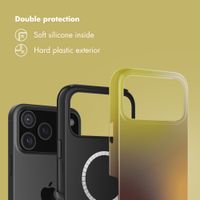 Selencia Vivid Back Cover with MagSafe Apple iPhone 17 Pro Max - Gradient Olive Dust