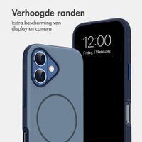 imoshion Color Backcover met Thin MagSafe Ring Apple iPhone 16 - Donkerblauw
