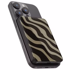 Selencia Vivid MagSafe Powerbank 5.000 mAh - Draadloze Powerbank - MagSafe en Qi2 - Black / Swirl Black