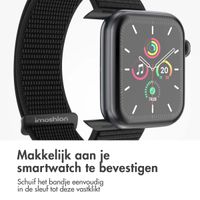 imoshion Nylon⁺ bandje Apple Watch Series 1 t/m 9 / SE (38/40/41 mm) | Series 10 (42 mm) - Zwart