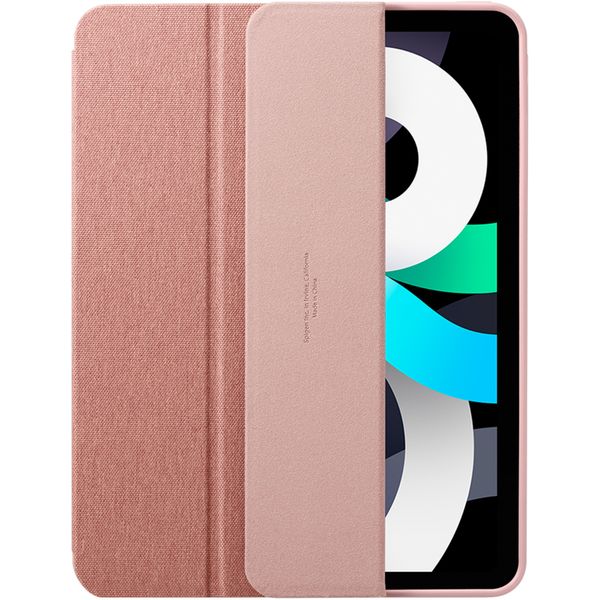 Spigen Urban Fit Bookcase iPad Air 11 inch (2024) M2 / Air 5 (2022) / Air 4 (2020) - Rosé Goud