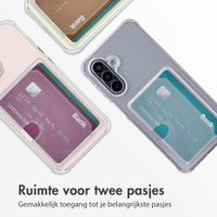 imoshion Softcase Backcover met pasjeshouder Samsung Galaxy A18 (4G) / A17 (4G/5G) - Transparant