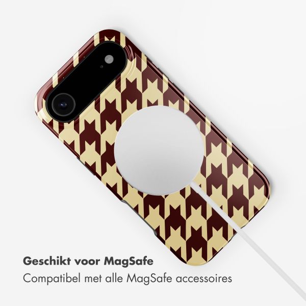 Selencia Vivid Backcover met MagSafe Apple iPhone Air - Pied-de-Poule