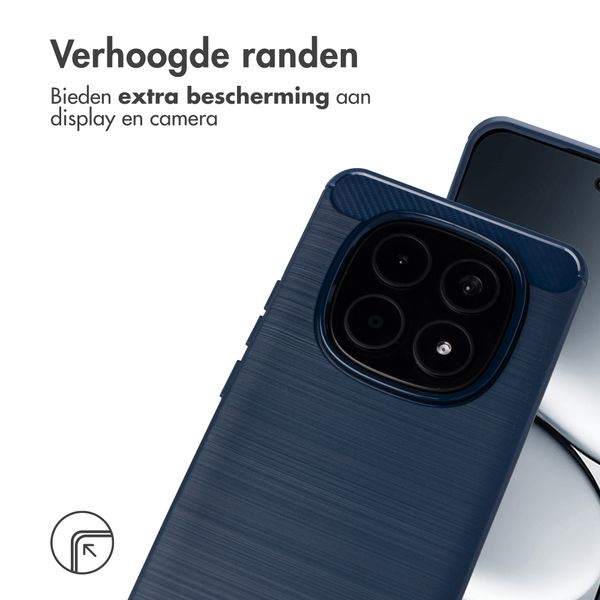 imoshion Brushed Backcover Xiaomi Redmi Note 15 Pro Plus (5G) - Donkerblauw