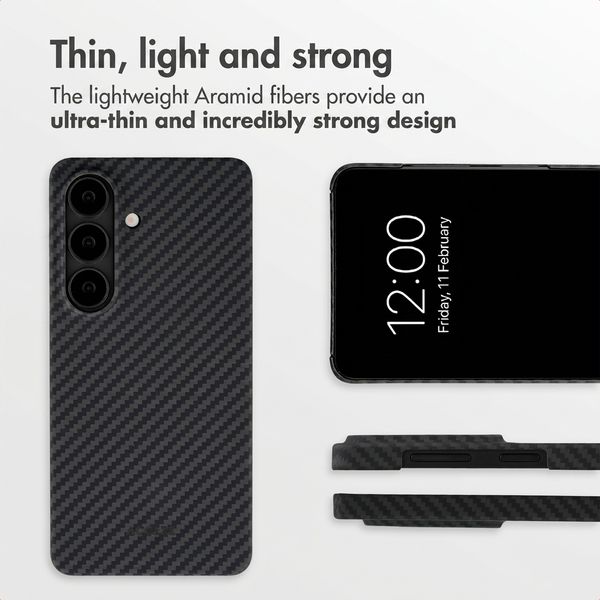 Accezz MagSafe Kevlar® Back Cover Samsung Galaxy S26 - Black