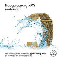 imoshion Milanees magnetisch bandje  - Universeel 22 mm aansluiting - Maat M - Goud