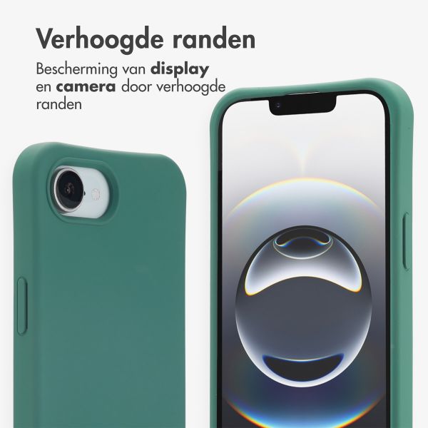 imoshion Color Backcover met afneembaar koord MagSafe Apple iPhone 16e - Donkergroen