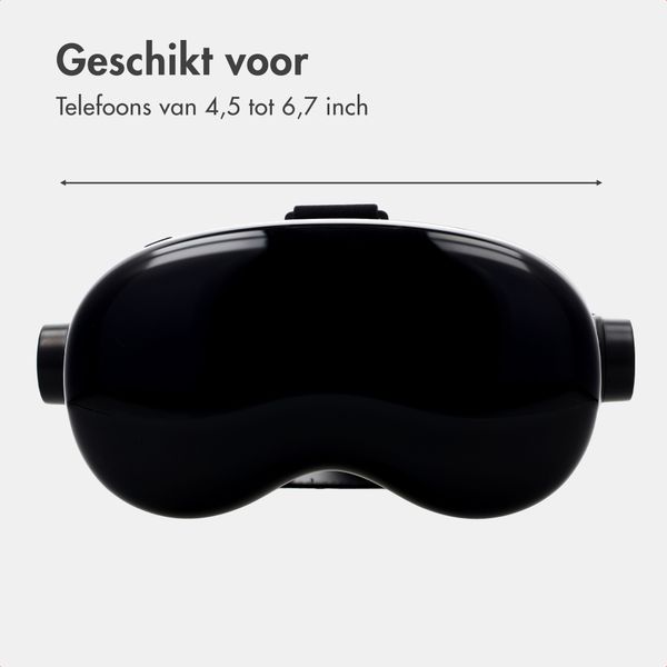 imoshion Virtual Reality Bril met Bluetooth Koptelefoon - Zwart