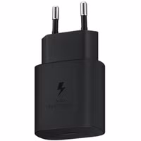 Samsung Originele USB-C naar USB-C kabel - 1.8 meter - 25 Watt + Originele Fast Charging Adapter USB-C Oplader - 25 Watt - Zwart