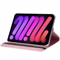 imoshion 360° draaibare Bookcase iPad Mini 7 (2024) / iPad Mini 6 (2021) - Roze