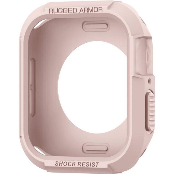 Spigen Rugged Armor™ Case voor de Apple Watch Series 4-6 / SE - 44 mm - Roze