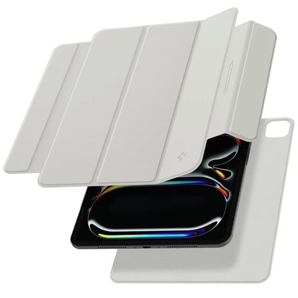 Spigen Air Skin folio OneTap Apple iPad Pro 11 (2024) M4 - Grijs