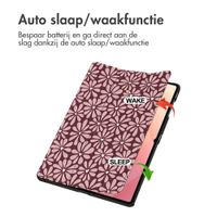 imoshion Design Trifold Bookcase Samsung Galaxy Tab S11 Ultra - Bloom Love Blush