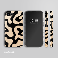 Selencia Vivid Back Cover with MagSafe Apple iPhone 17e / 16e - Art Wave Black