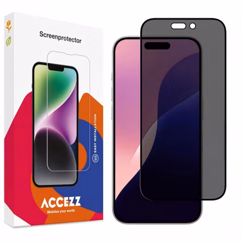 Accezz Gehard Glas Privacy Screenprotector Apple iPhone 16 Pro Max / 17 Pro Max