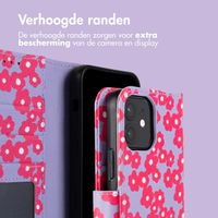 imoshion Design Bookcase iPhone 12 (Pro) - Dusty Rose Blossoms