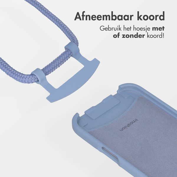 imoshion Color Backcover met afneembaar koord met MagSafe Apple iPhone 17 - Ash Blue