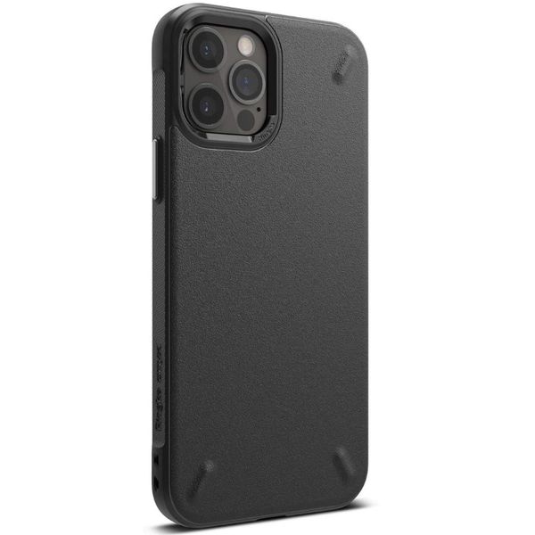 Ringke Onyx Backcover iPhone 12 (Pro) - Zwart