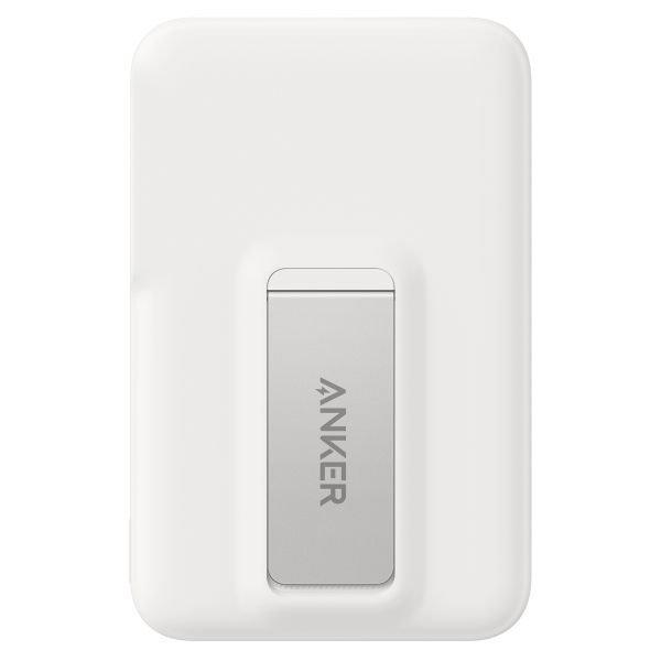 Anker MagGo | Magnetische draadloze powerbank 10.000 mAh - 15 Watt - Geschikt voor MagSafe en Qi2 - Wit