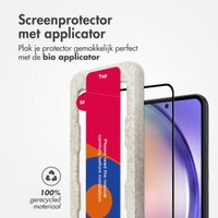 Accezz Gehard Glas Full Cover Screenprotector met applicator Samsung Galaxy A54 (5G) / S23 FE
