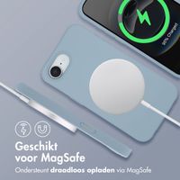 imoshion Color Backcover met afneembaar koord MagSafe Apple iPhone 16e - Ash Blue