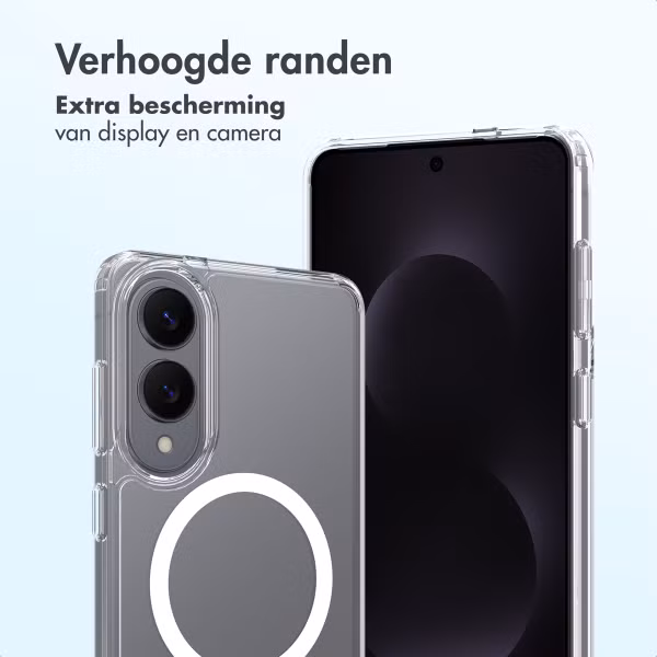 Accezz Xtreme Impact Backcover met MagSafe Samsung Galaxy S25 Edge - Transparant
