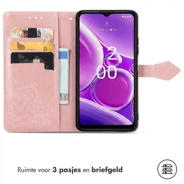 imoshion Mandala Bookcase Nokia G42 - Rosé Goud