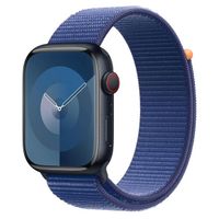 Apple 3 pack Sport Loop band Apple Watch | 44/45/46/49 mm - Ocean Blue / Starlight / Pink Pomelo - Tan