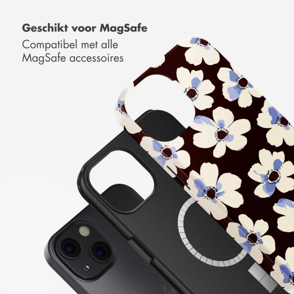 Selencia Vivid Backcover met MagSafe Apple iPhone 13 - Choco Flower Pop