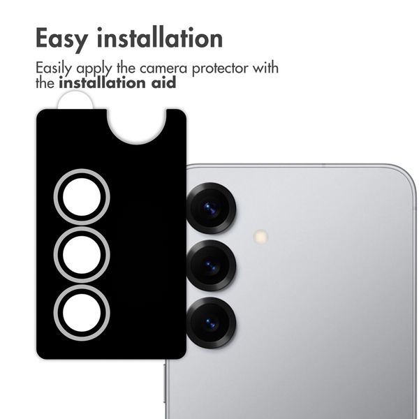 imoshion Camera Protector Glass 2-pack Samsung Galaxy S25 - Silver Shadow