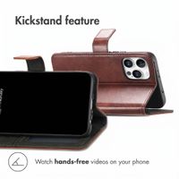imoshion Luxury Bookcase Apple iPhone 13 Pro Max - Dark Brown