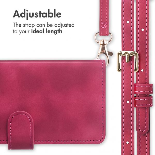 imoshion Bookcase with Strap Samsung Galaxy S26 FE - Red