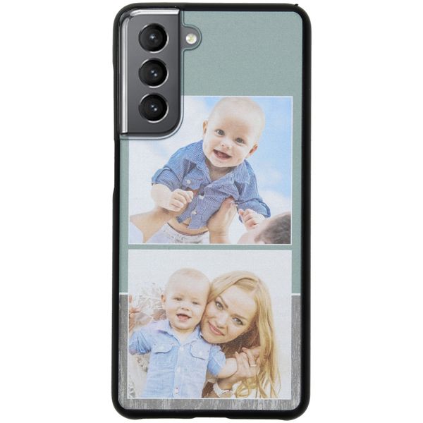 Ontwerp je eigen Galaxy S21 Plus hardcase hoesje - Zwart