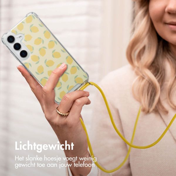 imoshion Design hoesje met koord Samsung Galaxy S25 - Citrus Dream