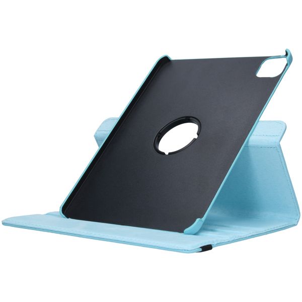 imoshion 360° draaibare Bookcase iPad Air 11 inch (2024) M2 / Air 5 (2022) / Air 4 (2020) / Pro 11 (2018 - 2020) - Turquoise