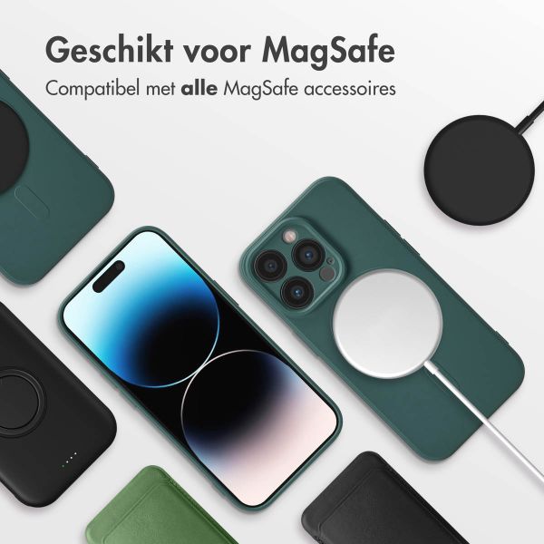 imoshion Color Backcover met MagSafe Apple iPhone 14 Pro - Donkergroen