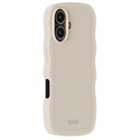 Holdit Wavy Case Apple iPhone 16 Plus - Light Beige