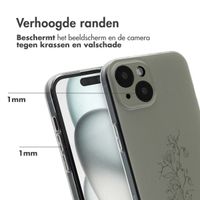 imoshion Design hoesje Apple iPhone 15 - Floral Green