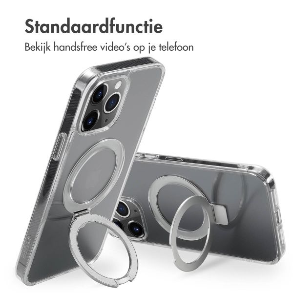 Accezz Ring Stand Backcover met MagSafe Apple iPhone 13 Pro Max - Transparant