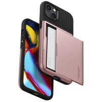 Spigen Slim Armor CS Backcover iPhone 13 - Rosé Goud